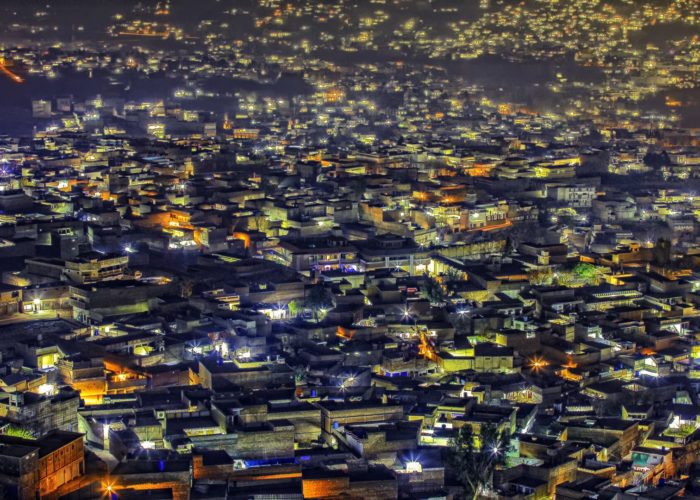 Mingora at night - Swat Valley