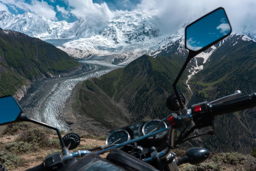 Riding Through the Rain: A Motorcycle Adventure in Naran Pakistan